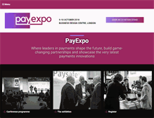 Tablet Screenshot of payexpo.com